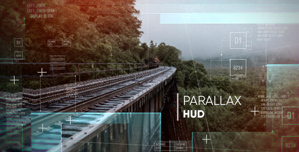 VideoHive Parallax HUD Slideshow 18083110