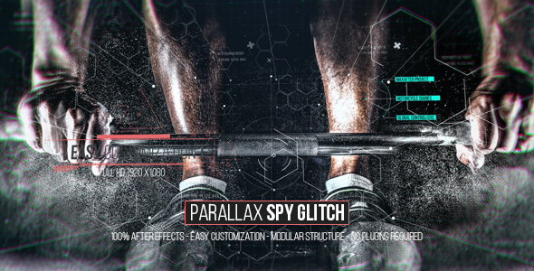 VideoHive Parallax Spy Glitch 18332998