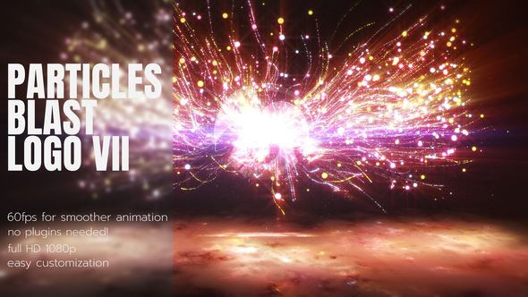 VideoHive Particles Blast Logo 2 Abstract 26882523