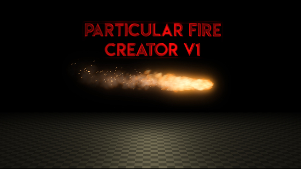 VideoHive Particular Fire Creator 37532043