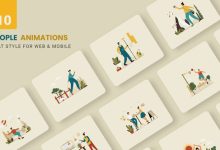 VideoHive People Activities Animations - Flat Concept 37911237