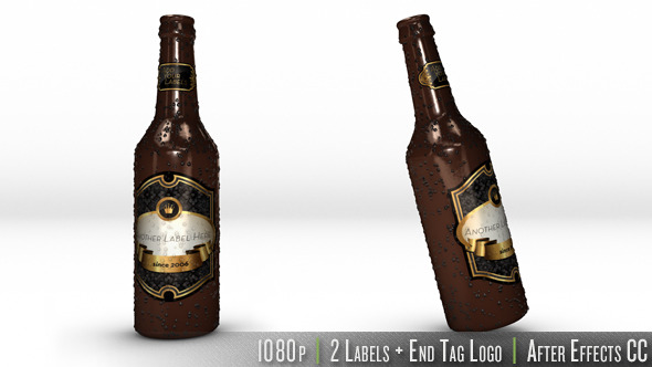 VideoHive Personalized Bottle of Beer 7039633