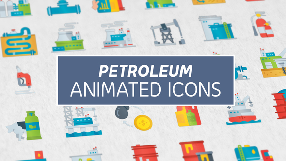 VideoHive Petroleum Modern Flat Animated Icons 26850921
