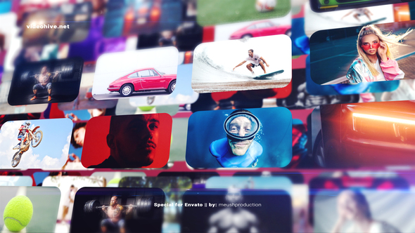 VideoHive Photo Wall Intro Logo Reveal 27154125