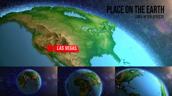 VideoHive Place on The Earth | Map | Globe 26207705