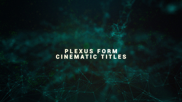 VideoHive Plexus Form Cinematic Titles 22511287