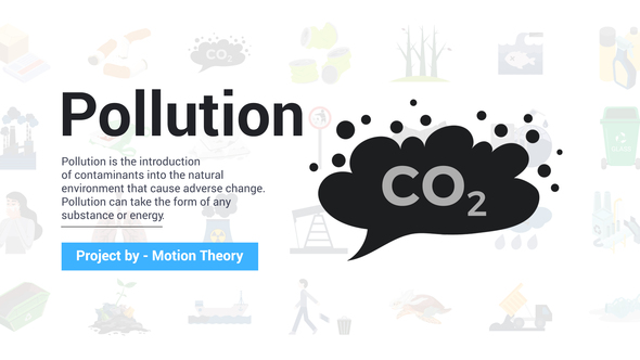 VideoHive Pollution Icons 37622584