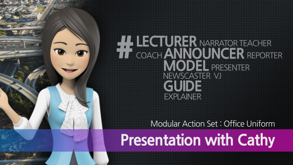 VideoHive Presentation With Cathy: Office Uniform 10611291