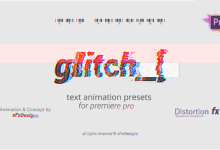 VideoHive Project-x Glitch 30 Text Presets For Premiere Pro | Mogrt 23222524