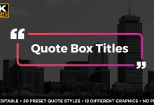 VideoHive Quote Box Titles 19857551