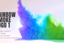 VideoHive Rainbow Smoke Logo Abstract 26502019