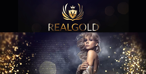 VideoHive Real Gold Slideshow 21572530