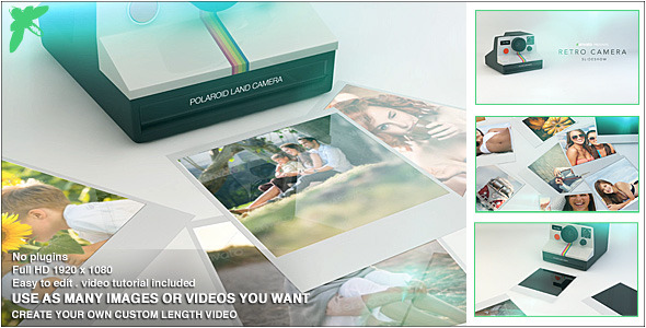 VideoHive Retro Camera Slideshow 10675417