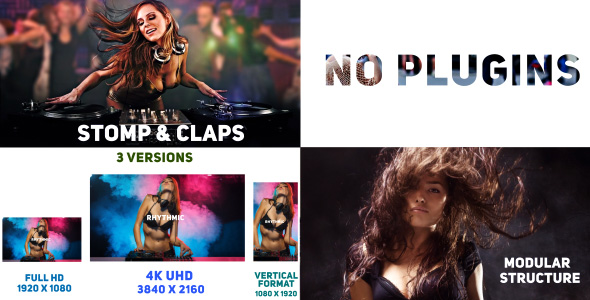 VideoHive Rhythmic Slides and Typo 20151829