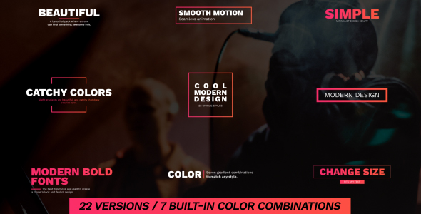 VideoHive Rich Colors – Titles Pack 19708926