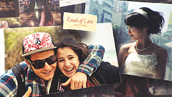 VideoHive Roads of Love - Romantic Slideshow 17057671