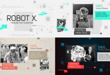 VideoHive Robot X. Timeline Slideshow 15994369