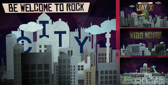 VideoHive Rock City Band Promo 9847691