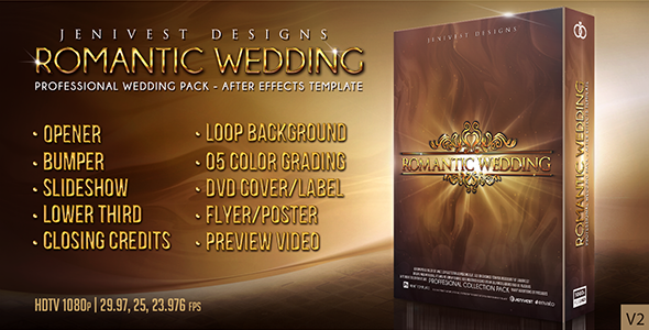 VideoHive Romantic Wedding 5600098