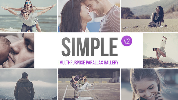VideoHive SIMPLE v.2 – Parallax Photo Gallery | 2.5k 11815606