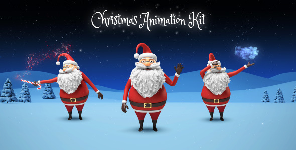 VideoHive Santa - Christmas Animation DIY Kit 13677367