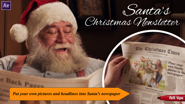 VideoHive Santa’s Christmas Newsletter 18914499