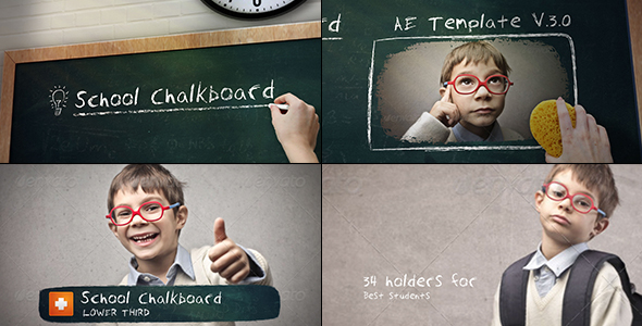 VideoHive School Chalkboard V.3.0 4228561
