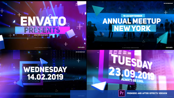 VideoHive Shape Animated Event Opener 23732888