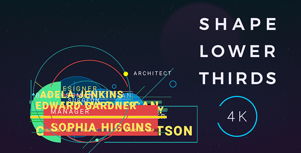 VideoHive Shape Lower Thirds 15104018