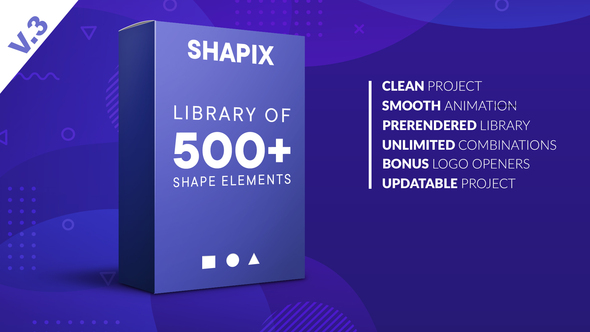 VideoHive Shapix - Shape Elements Pack 14061002