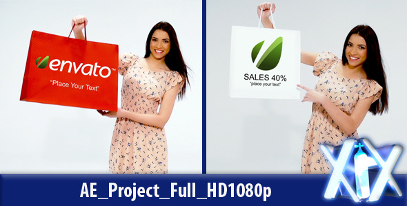 VideoHive Shopping Girl 4836286