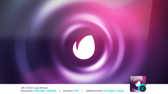VideoHive Silk Vortex Logo Reveal 21606314