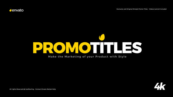 VideoHive Simple Promo Titles for Premiere 22450998