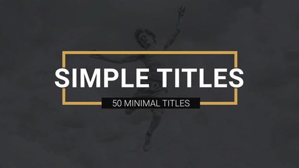 VideoHive Simple Titles l Lower Thirds 21818185