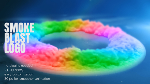 VideoHive Smoky Blast Logo Abstract 26587290