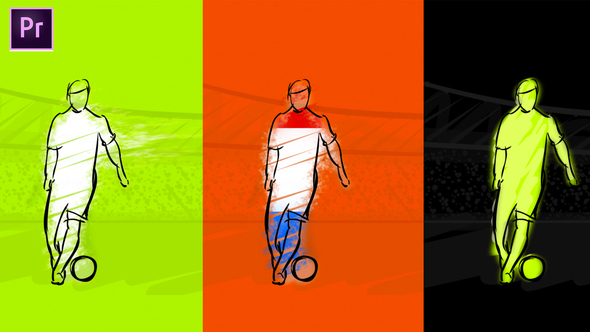VideoHive Soccer Intro Animation For Premiere Pro 22032378