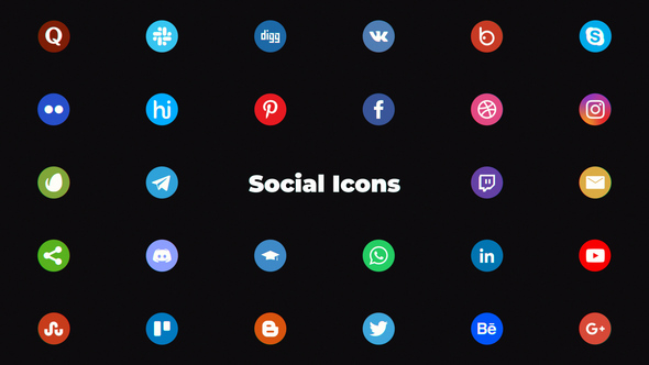 VideoHive Social Media Icons 37717097