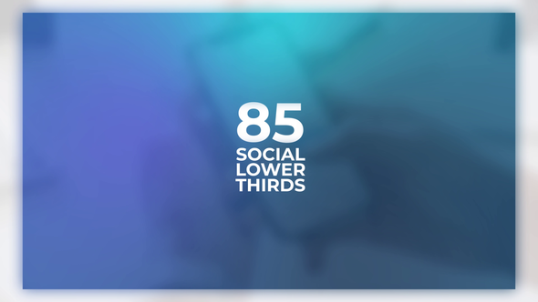 VideoHive Social Media Lower Thirds 24555797