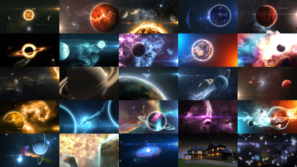 VideoHive Solar System Massive Kit 20502362