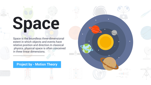 VideoHive Space & Universe Icons 37716316