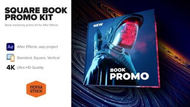 VideoHive Square Book Social Media Promo Kit 37764167