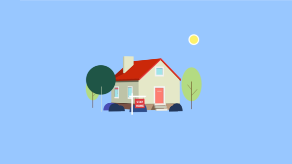 VideoHive Stay Home Logo Reveal 25955675