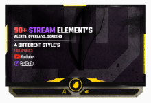 VideoHive Stream Pack - Alerts, Overlays, Screens 25429330