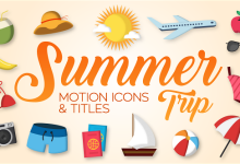 VideoHive Summer Trip - Motion Icons & Titles 19806718
