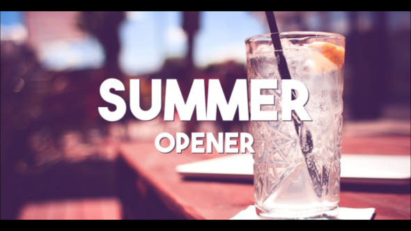 VideoHive Summer Typography Slides 20006869