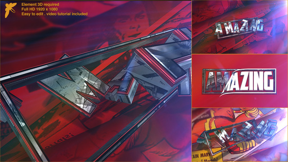 VideoHive Superhero Logo Element 22175517