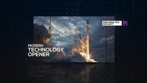 VideoHive Technology Modern Opener for Premiere Pro 23698402