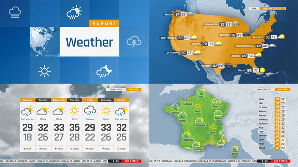 VideoHive The Complete World Weather Forecast ToolKit 26764828