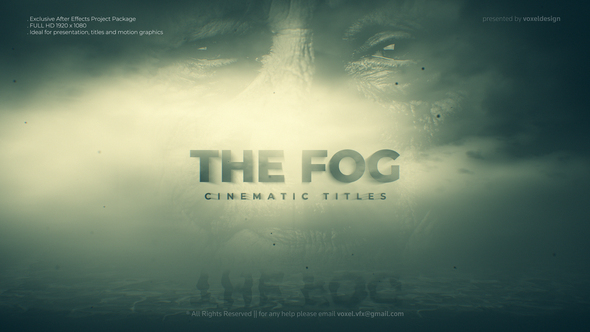 VideoHive The Fog Cinematic Title 28101766