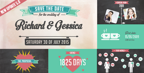 VideoHive The Story of Us - Wedding Invitation 7203302